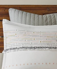 Ink+Ivy Nea Boho Stripe Cotton 3-Pc. Duvet Cover Set, King/California King