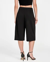 Guess Women's Junny Twill Wide Leg Capri