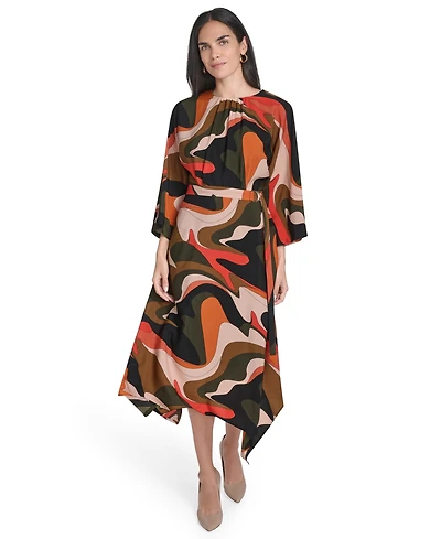 Jessica Howard Women's Dolman Sleeve Crewneck Dress