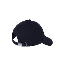 New Balance Men's Black 6-Panel Linear Logo Hat
