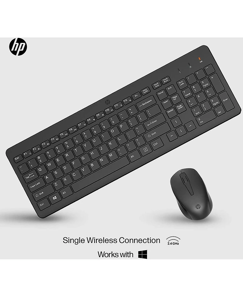 Hp 330 Wireless Chiclet Keyboard and Mouse Combo, Black