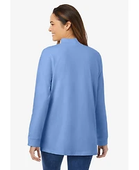 Woman Within Women's Perfect Mockneck Tunic
