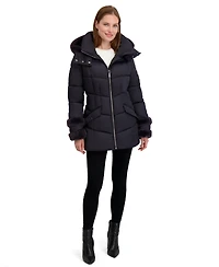 Laundry By Shelli Segal Women's Sega Belted Puffer Coat