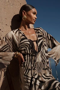 Jluxlabel Zebra New Vista Maxi Dress