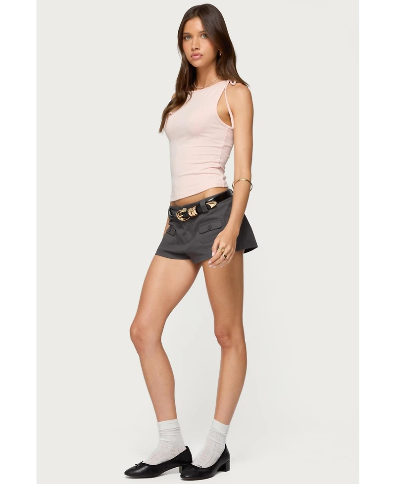 Edikted Women's Chrissy Tie Strap Tank Top