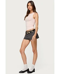 Edikted Women's Chrissy Tie Strap Tank Top