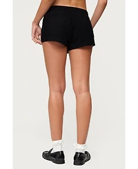 Edikted Women's Hollis Linen Look Shorts