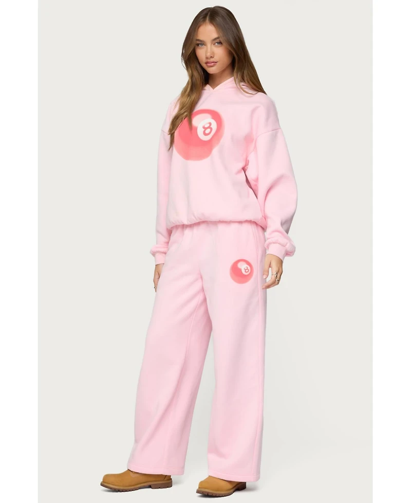 Edikted Womens Lucky 8 Sweatpants