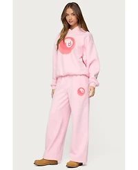 Edikted Womens Lucky 8 Sweatpants