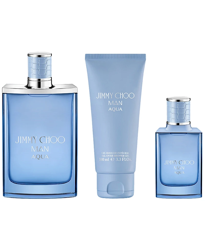 Jimmy Choo Men's 3-Pc. Aqua Woody Marine Eau De Toilette Gift Set