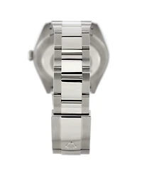 Pre-Owned Rolex Oyster Perpetual Datejust Wimbledon Automatic Watch in Stainless Steel and White Gold 41mm