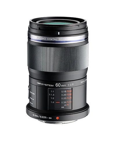 Om System M.Zuiko Digital Ed 60mm f/2.8 Macro Lens for Micro Four Thirds