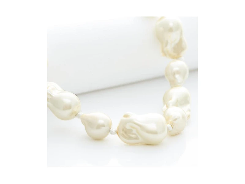Baroque Shell Pearl Collar Necklace