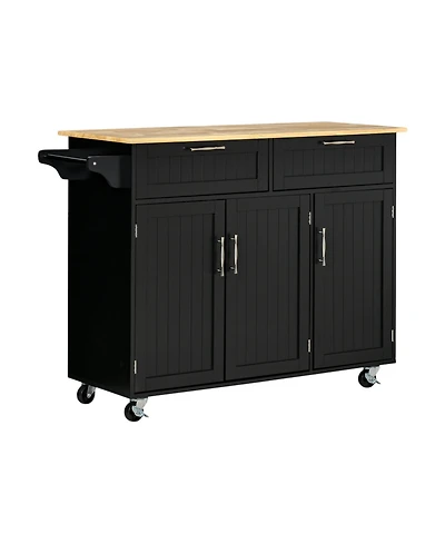 Slickblue Freestanding Kitchen Storage Cabinet with Doors and Shelves for Pantry and Dining Room