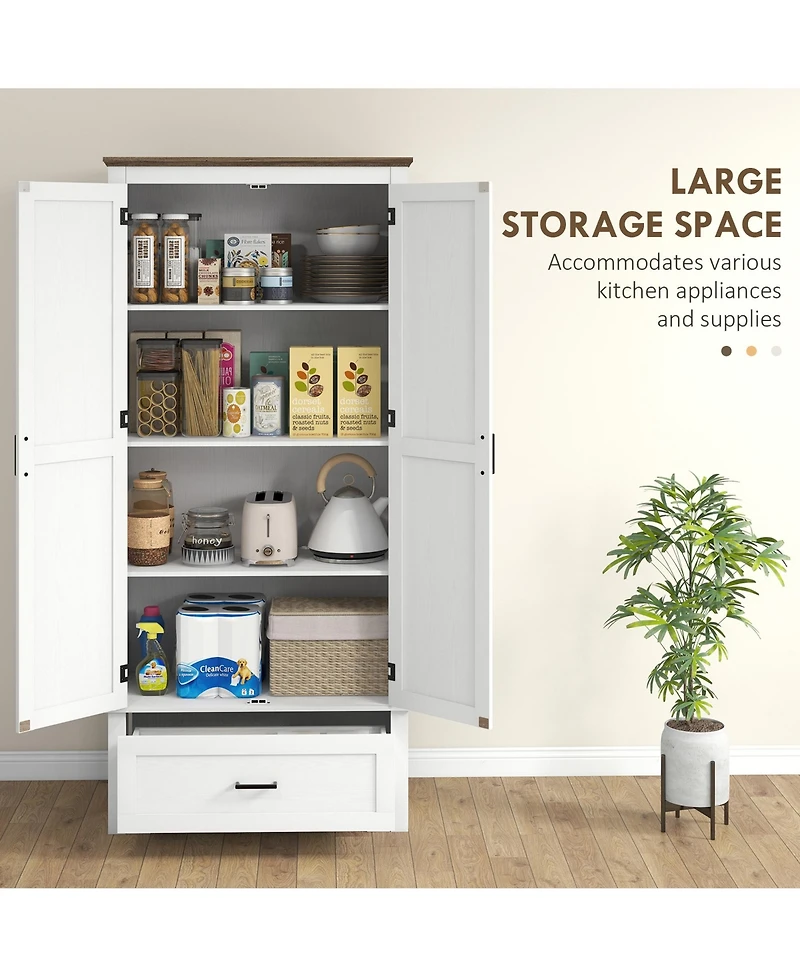 Slickblue Modern Kitchen Storage Cabinet Durable Design for Pantry and Cooking Essentials