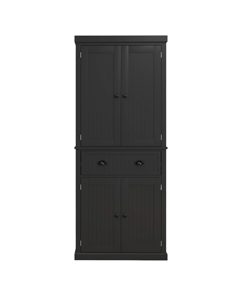 Slickblue Multi-Functional Kitchen Storage Cabinet with Ample Space for Plates and Supplies