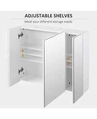 Slickblue Bathroom Cabinet with Mirror for Stylish and Functional Bathroom Storage