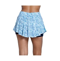 Lucky In Love Boucle High Waist 13.5 Inch Womens Tennis Skirt