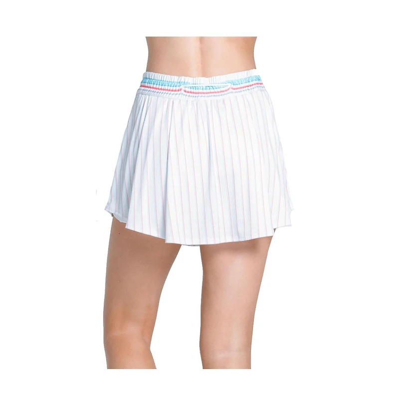Lucky Love Women's High Waist Retro 13.5in Tennis Skirt