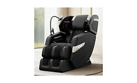 Zero Gravity Massage Chair with Heat, Foot Roller & Air Compression, Full Body Recliner with Bluetooth-Maison Boucle