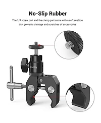 SmallRig CoolClamp Mount with 1/4" Screw Ball Head Mount