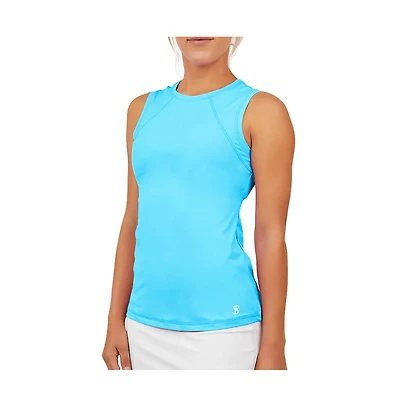 Sofibella Uv Colors Womens Sleeveless Tennis Shirt