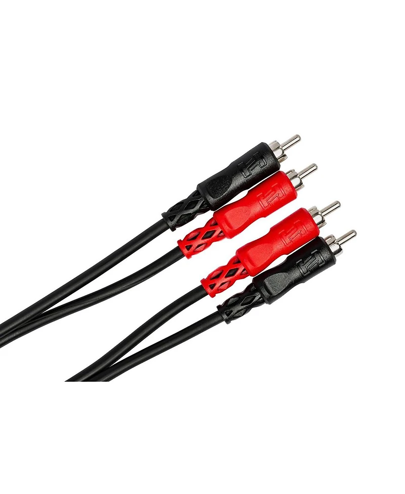 Hosa Technology 2-rca Male to 2-rca Male Dual Cable (Nickel Contacts), 6.6'