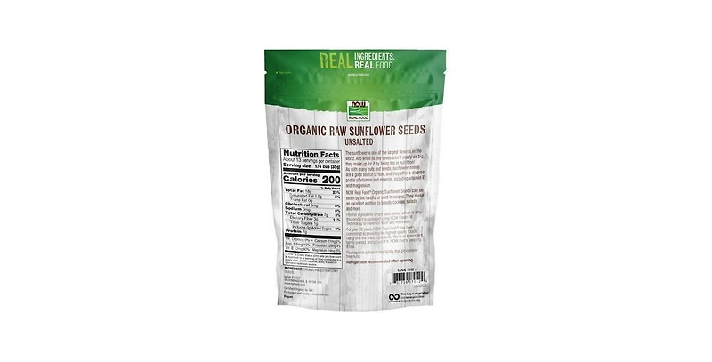 Now Foods Sunflower Seeds Raw & Unsalted ,16 oz.