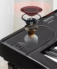 61 Key Electronic Keyboard Piano for Beginners Musical Keyboard with Piano Stand Lcd Screen and 3 Teaching Modes