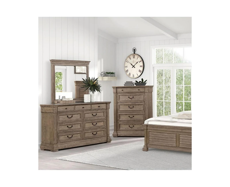 Casainc Weathered Chest Storage Cabinet
