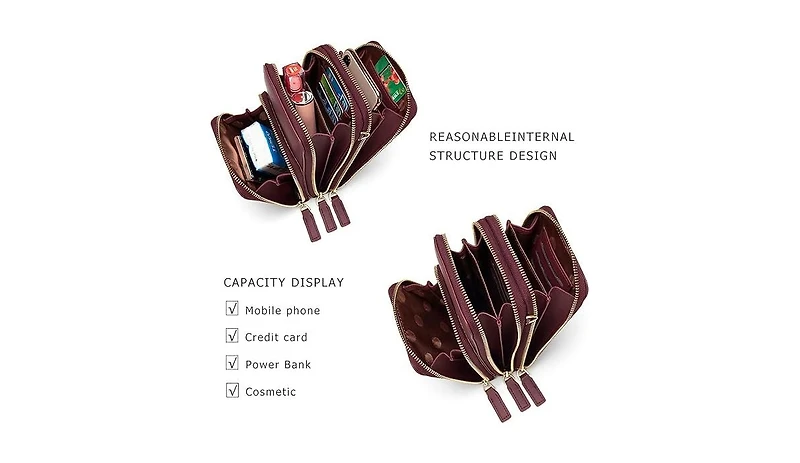 Kemimoto Small Crossbody Cell Phone Bag for Women, Mini Over Shoulder Handbag Purse with Credit Card Slots