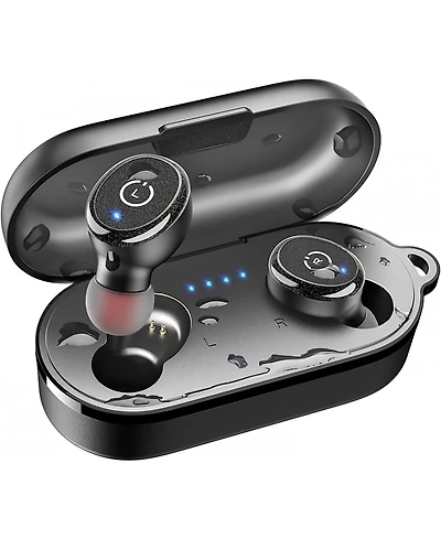 Tozo T10S Bluetooth Wireless Earbuds, Waterproof, Touch Controls with Charging Case