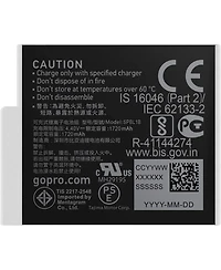 GoPro Enduro 1720mAh Rechargeable Lithium-Ion Battery for HERO12/11/10/9 Black Camera