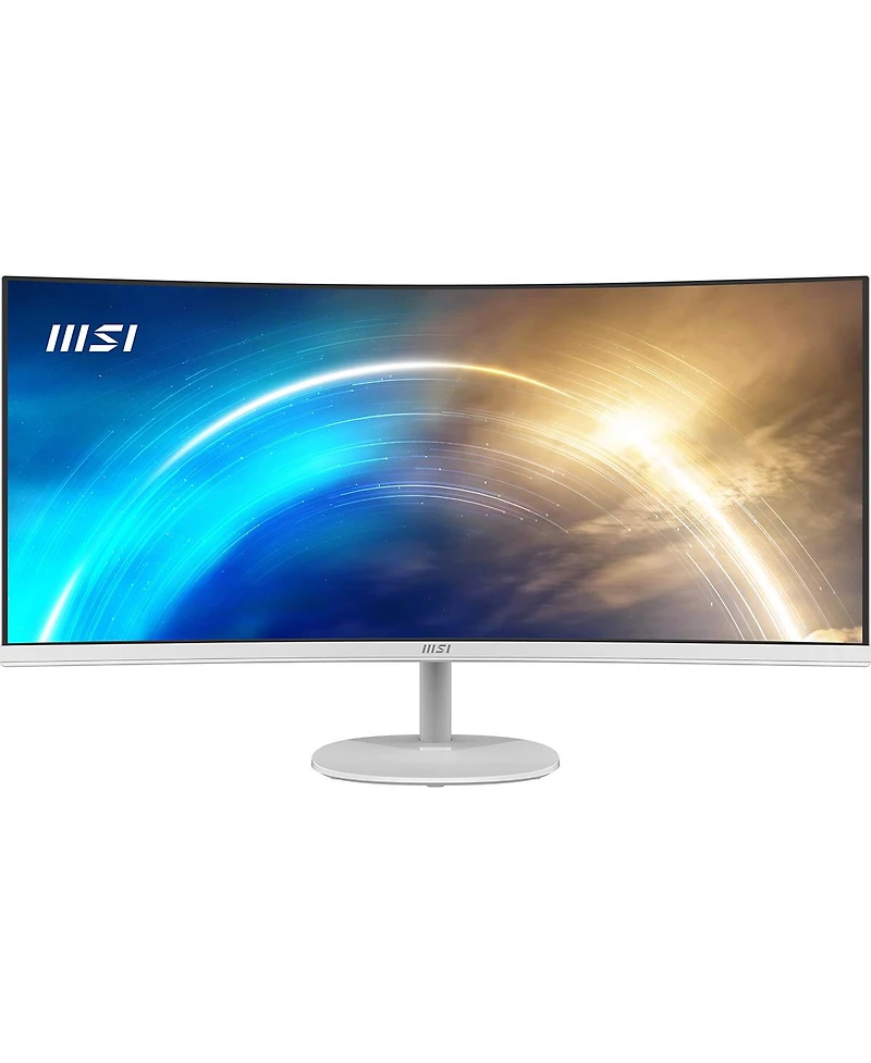 Msi Pro MP341CQ 34" 21:9 Uwqhd 100Hz Curved Va Lcd Hdr Monitor, White