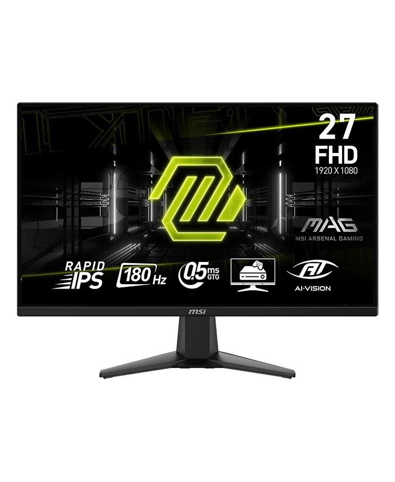 Msi Mag 275F 27" 16:9 Full Hd 180Hz Ips Led Hdr Gaming Monitor, Metallic Black