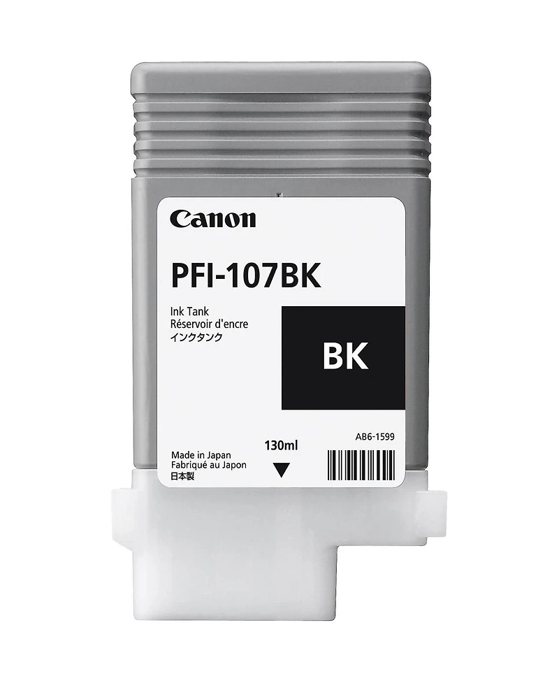 Canon 4x Pfi-107 130ml Ink Tank for Canon iPF680/685/780/785, Black