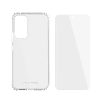 Case-Mate Protection Pack Tough Case and Glass Screen Protector for Samsung Galaxy A54 5G-Clear