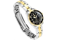 Invicta Women's Pro Diver Quartz 3 Hand Black Dial Watch