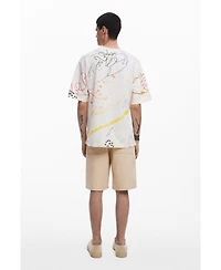 Desigual Men's Short-sleeve T-shirt with drawings