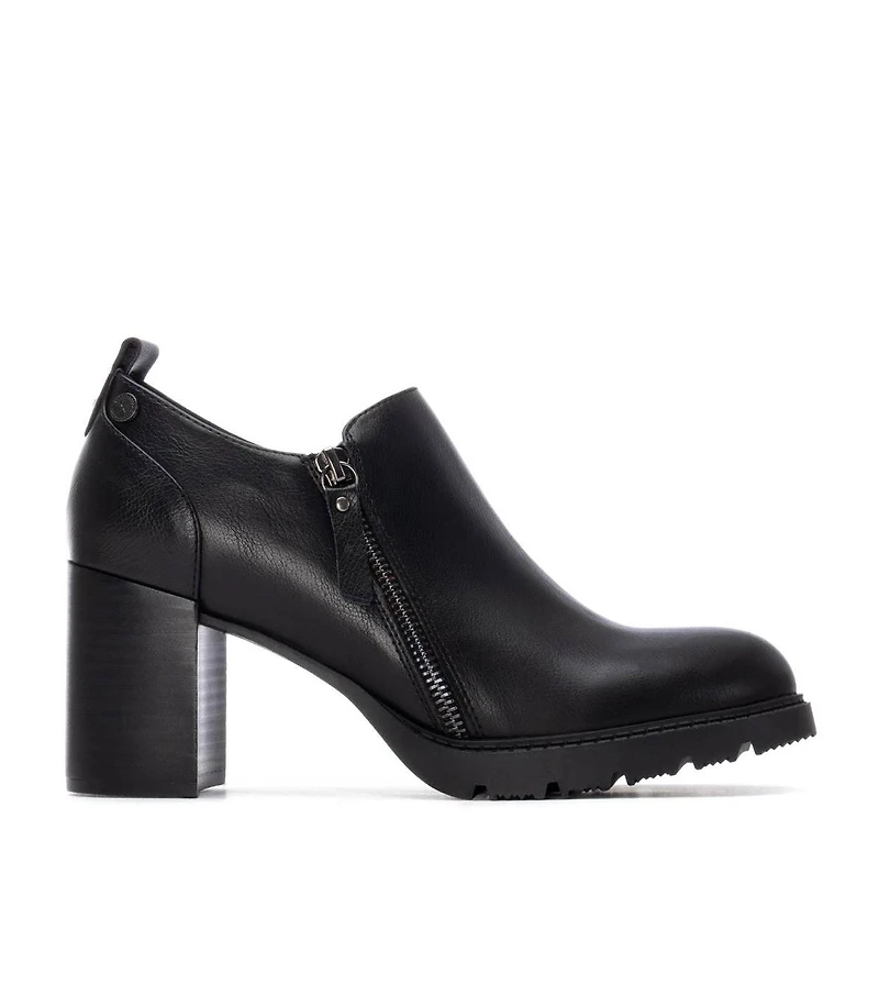Women's Zipper Block Heel Pumps By Xti