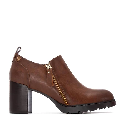 Women's Zipper Block Heel Pumps By Xti