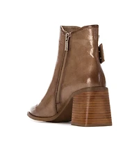 Xti Women's Heeled Patent Leather Chelsea Booties By