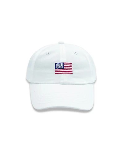 Bits & Bows Toddler American Flag Baseball Hat