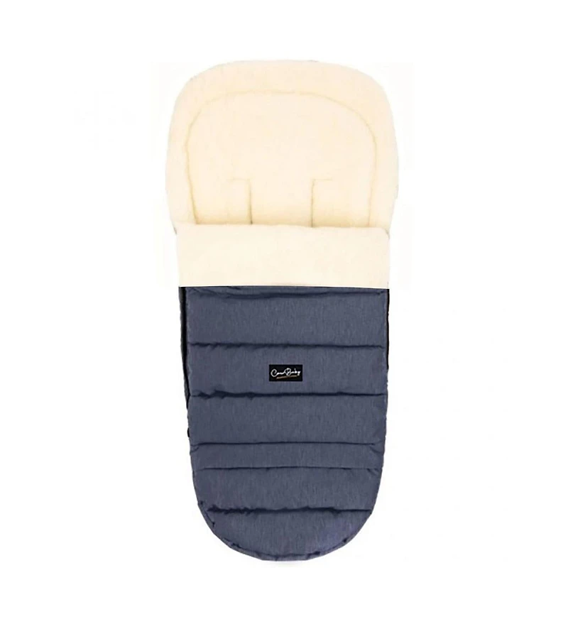 Cover Baby Baby Cover 0-3 Years Arctic Organic Wool Adjustable Footmuff in Navy