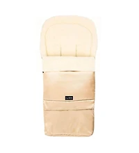 Cover Baby Baby Cover 0-3 Years Scandinavian Organic Wool Adjustable Footmuff in Light Beige