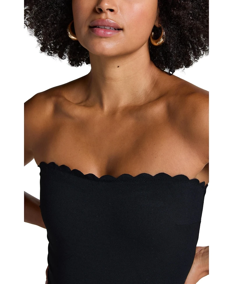 Hunkemoller Bandeau Scallop Swimsuit
