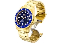 Invicta Men's 33270 Pro Diver Quartz 3 Hand Blue Dial Watch