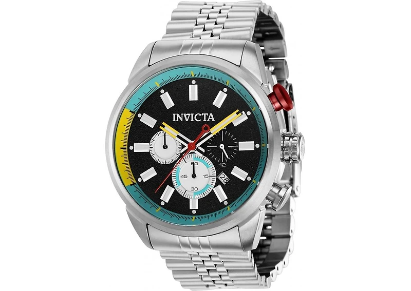 Invicta Men's 39944 Aviator Quartz Chronograph Black Dial Watch