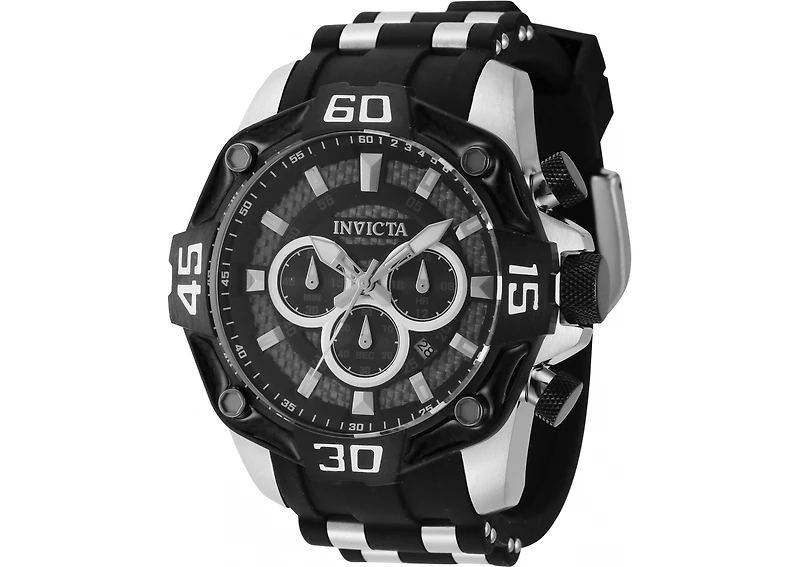 Invicta Men's Pro Diver Quartz Chronograph Black Dial Watch