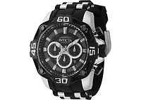 Invicta Men's Pro Diver Quartz Chronograph Black Dial Watch